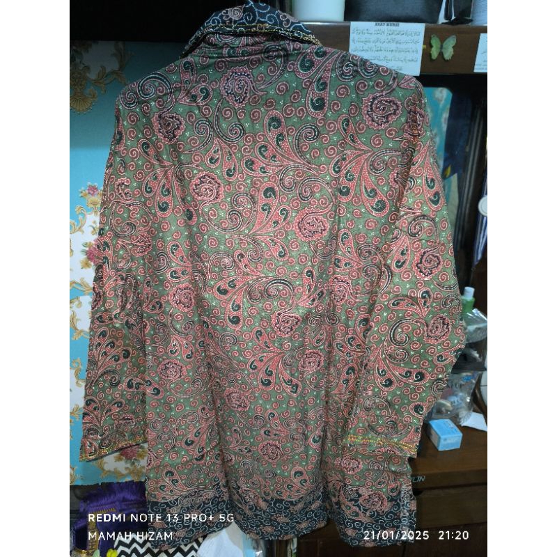 Preloved Batik wanita Kencana Ungu
