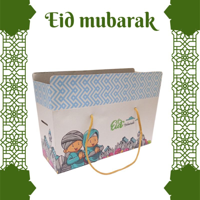

( 5 PCS )Paperbag Edisi Lebaran, Tas Kertas Paperbag, Snack Bag Lebaran, Box Packaging Lebaran