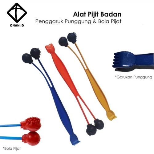 ONAN Alat Garuk Punggung Alat Pijat (Alat Pukul Punggung, Alat Pijit, Alat Terapi Punggung, Garukan 