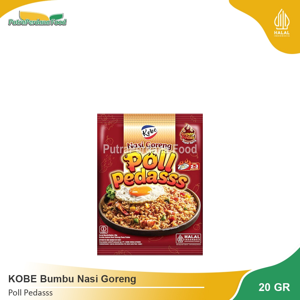 

KOBE Bumbu Nasi Goreng Poll Pedas 20gr