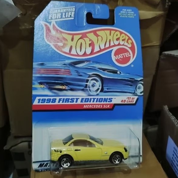 Hot Wheels Mercedes SLK 1998 First Edition diecast