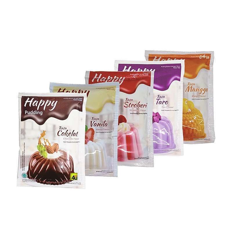 

Happy Pudding Coklat | Strawberry | Taro | Vanilla | Mango 30 gr (Forisa)