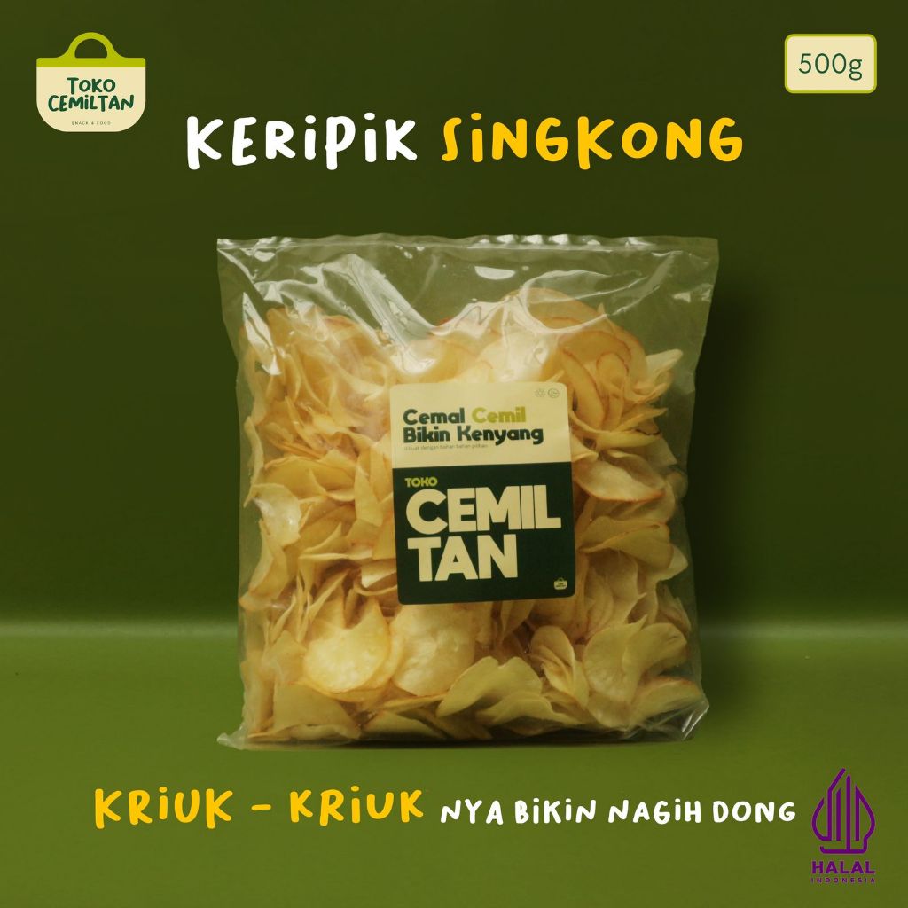 

Keripik Singkong Cemilan Snack Kiloan 500gr