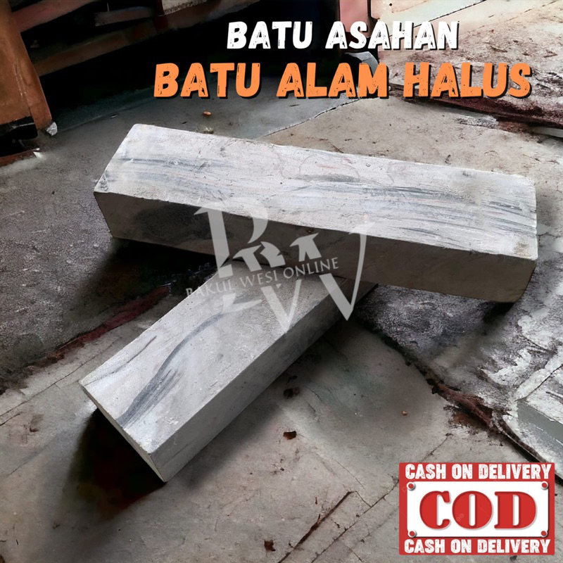 Batu Asahan Batu Alam Halus, Batu Pengasah Pisau Dapur