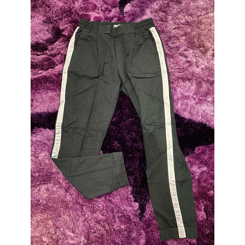 (PRELOVED) Colorbox Grey Pants Stripe