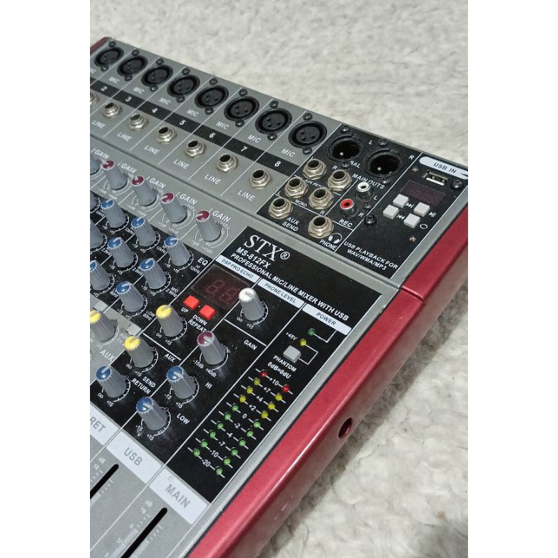 STX MS-812FX Mixer USB