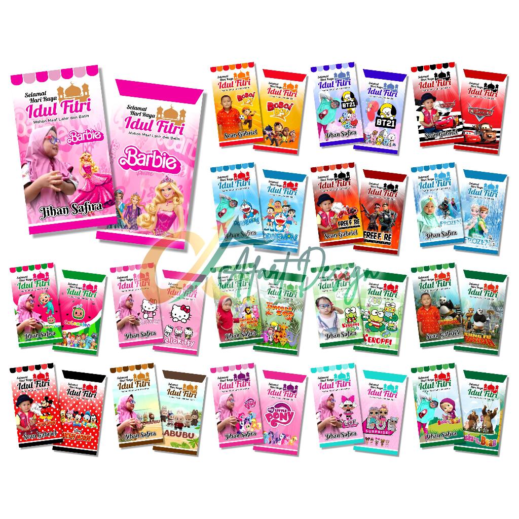

Amplop Lebaran Idul Fitri Karakter Anak Custom Nama dan Foto
