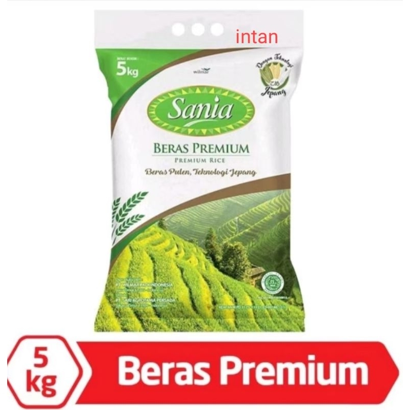 

BERAS SANIA PREMIUM 5 KG enak n pulen