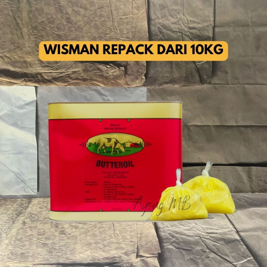 

WISMAN REPACK Dari 10kg BUTTEROIL / BUTTER WYSMAN / MENTEGA WISMAN