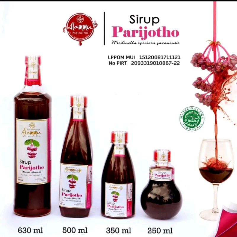 

Sirup promil parijoto asli gunung Muria Syrup penyubur kandungan