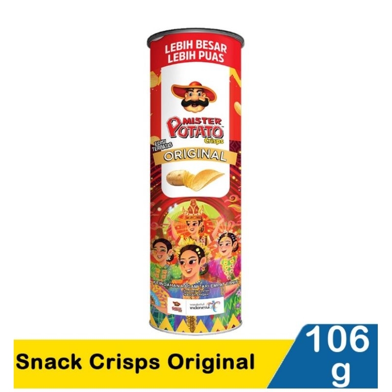 

Mister Potato Snack Crisps Original106G