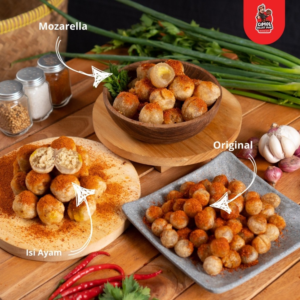 

Paket Jajan Hemat Cimol Bojot Uwa All Variant 3 pack semua rasa