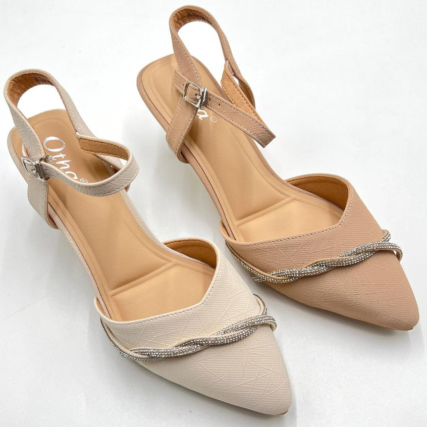 Otha Shoes H1032 OHS - Sepatu Heels Wanita Tinggi Hak 6 cm