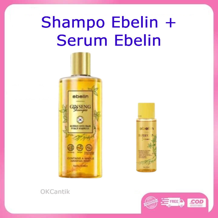 Ebelin Ginseng Shampo Anti Hair Fall Sampo Anti Rontok Original