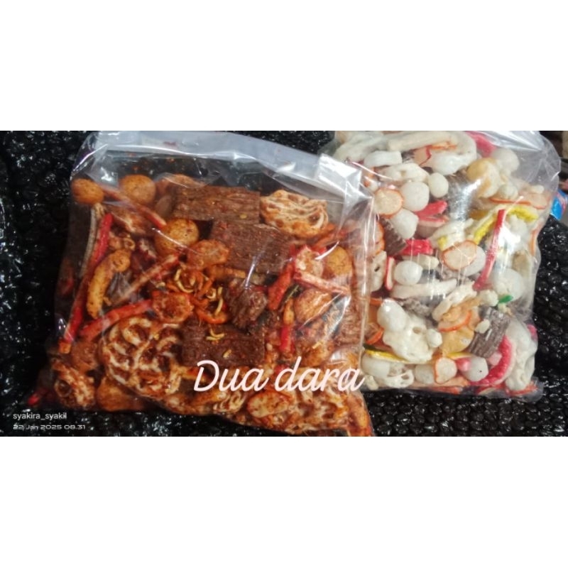 

Bundle Seblak mix campur pedas 500gr + original 500gr paket hemat seblak mix daun jeruk