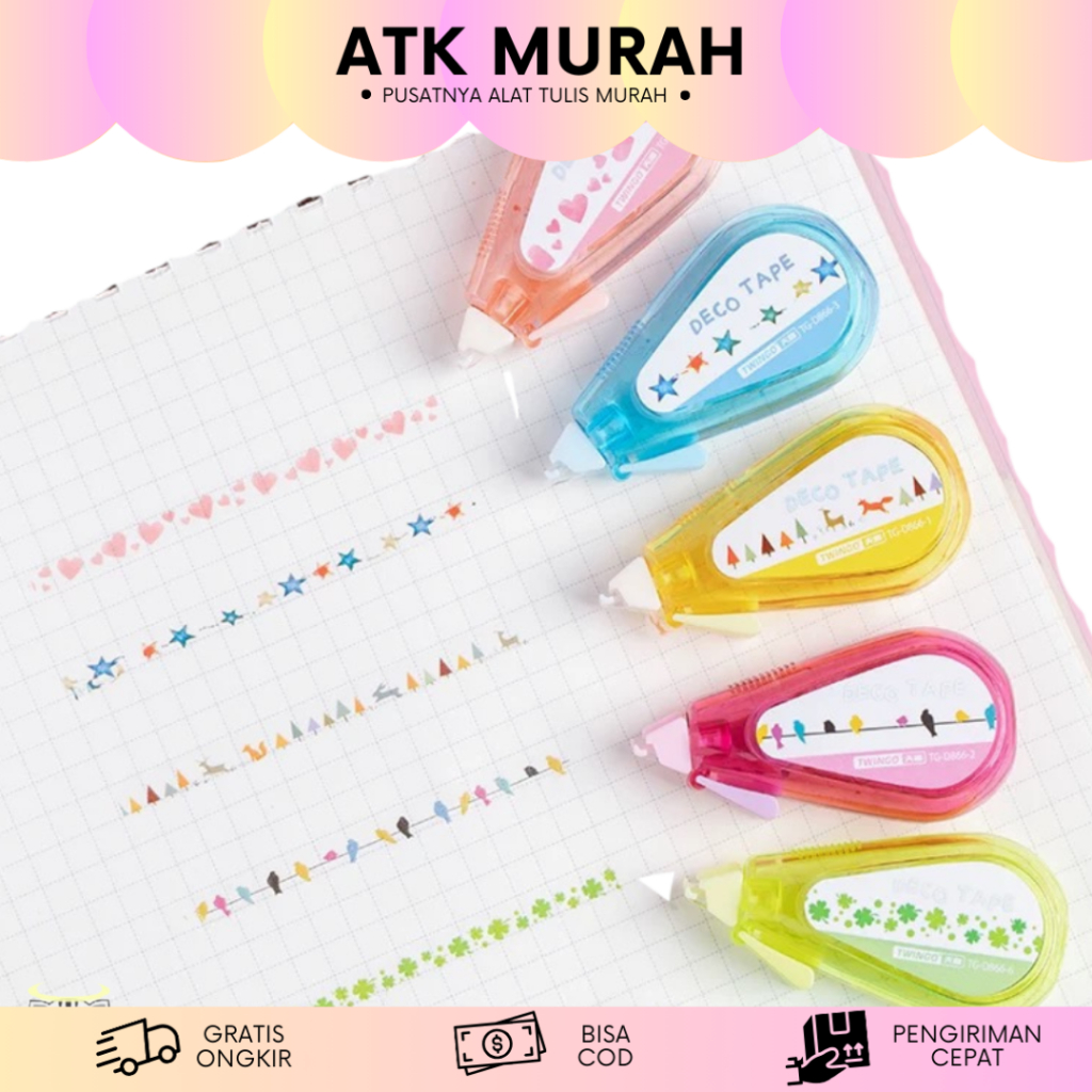 

CORRECTION TAPE DECORATION BENTUK BUAH LUCU UNTUK DECORATIVE SCRAPBOOK ALAT TULIS SEKOLAH HIASAN KADO UNIK