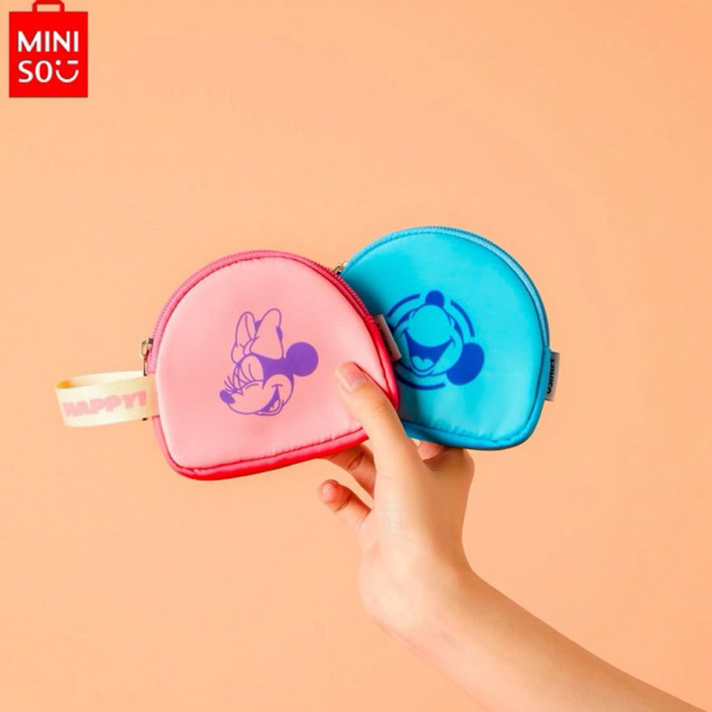 MINISO DISNEY 100 COIN POUCH MICKEY MOUSE DOMPET KOIN