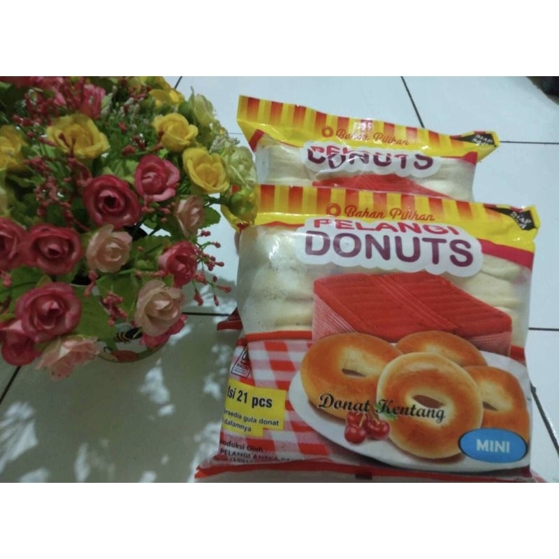 

PELANGI DONAT KENTANG ISI 21 PCS PER BUNGKUS/BERAT 520gr