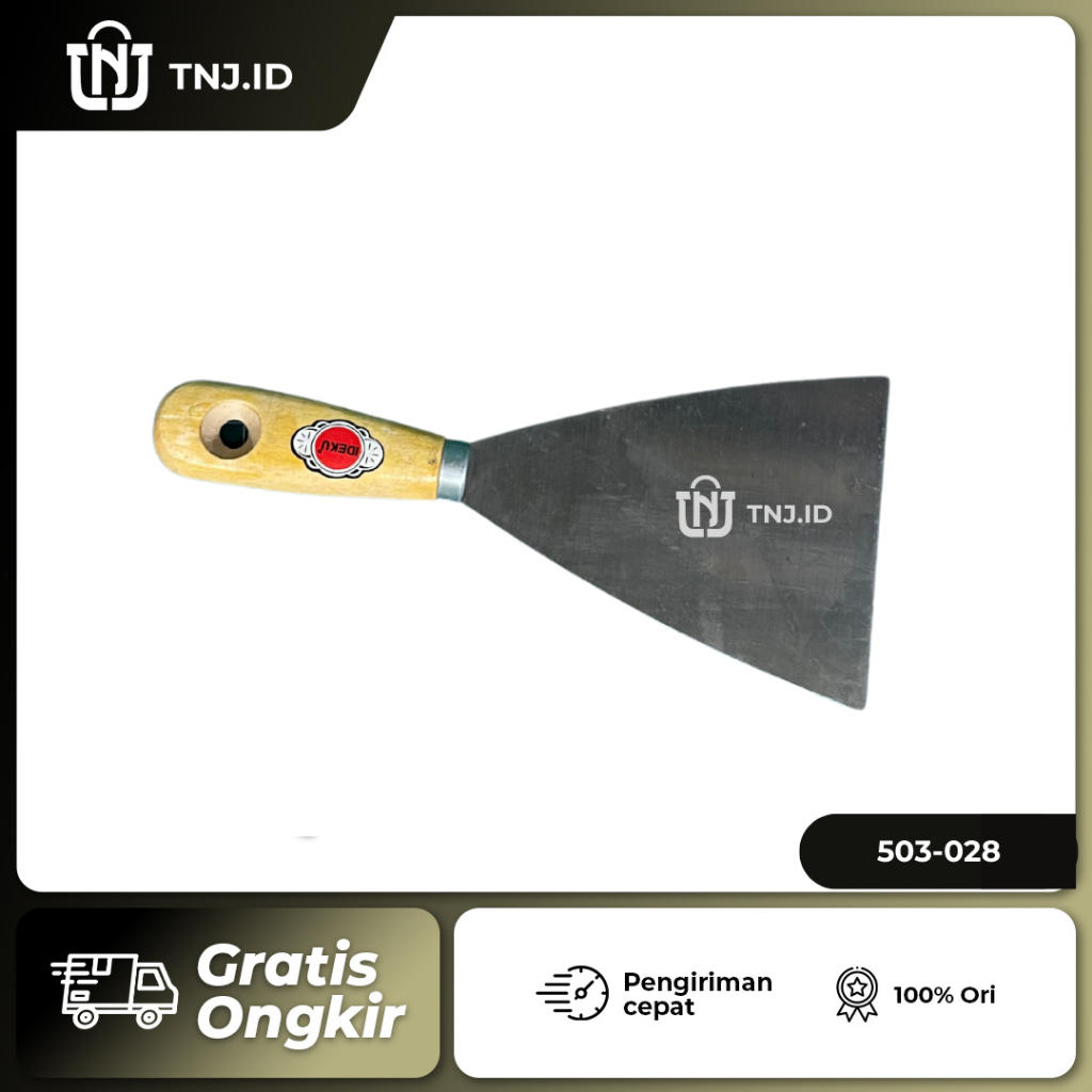 Kapi Cat Gagang Kayu Kapi Cat Spatula 1, 1/2, 2, 3 dan 4 Inch Kapi Cat Murah