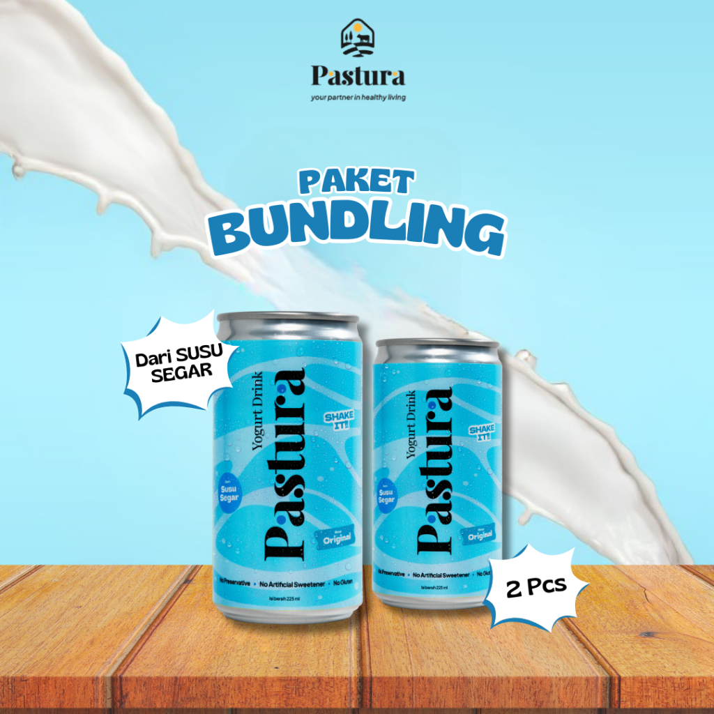 

Yogurt Drink Pastura, Original Paket Bundling 2Pcs