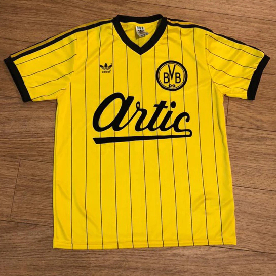 Jersey Retro Vintage Classic BVB DortMund Home Artic 85/86