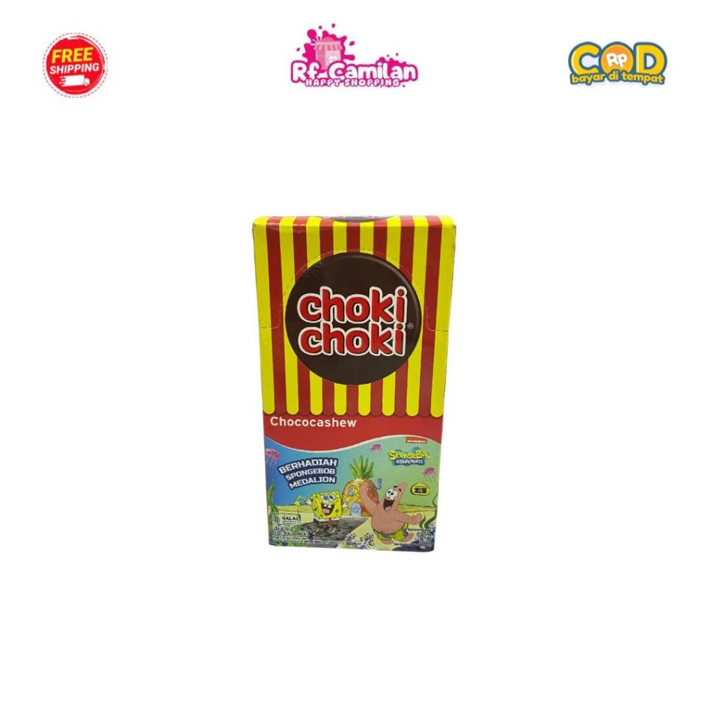

[RF_Camilan] Choki Choki Satu Pack isi 20 X 9 Gr Cokelat Pasta Kacang Mede