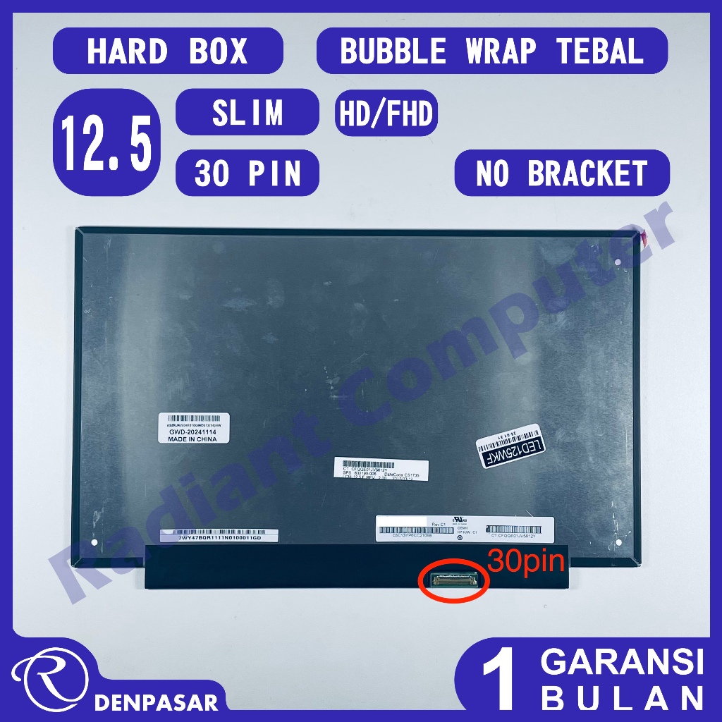 LCD LED Lenovo Thinkpad X240 X250, X270 Non-Touch