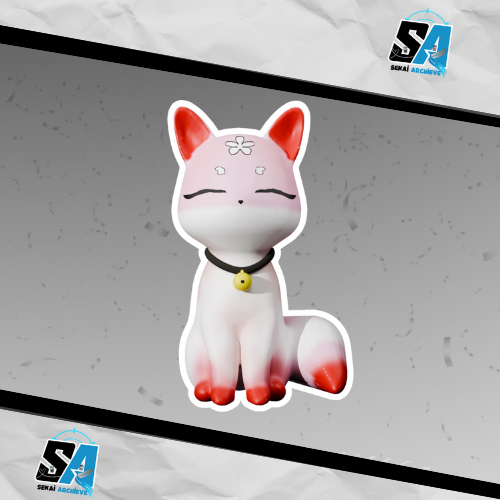 Gantungan Kunci Chibi Kitsune Yae Miko Murah