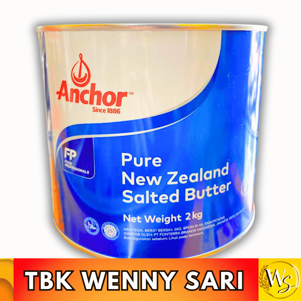 

Anchor Salted Butter 2 KG Mentega Asin New Zealand