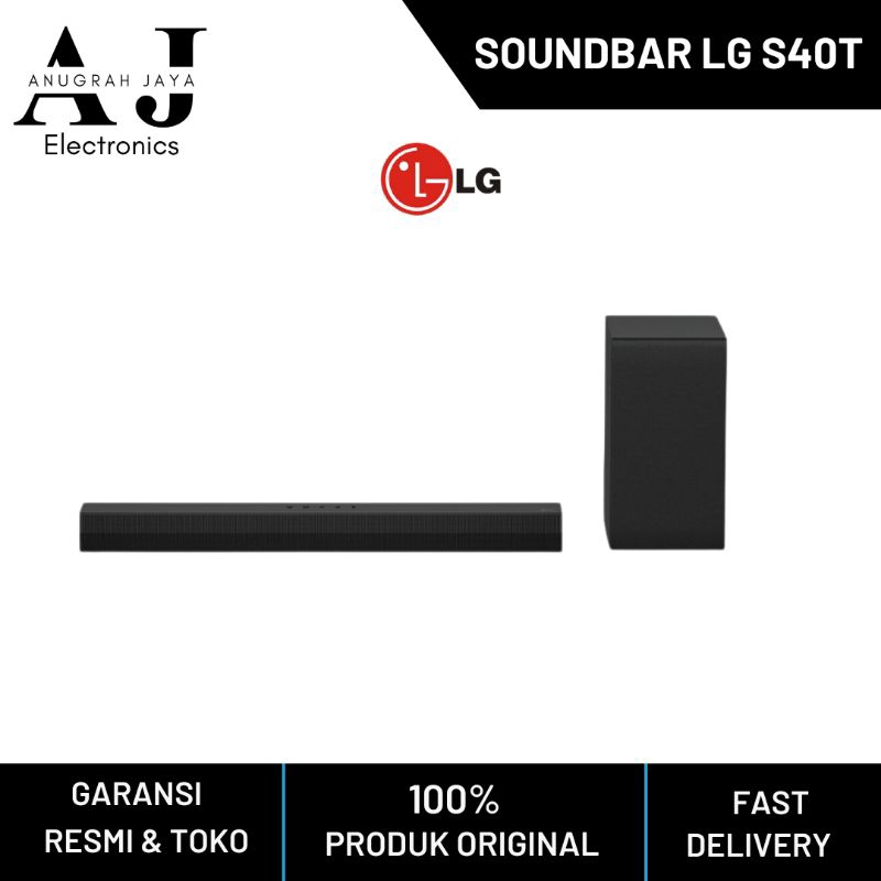 Soundbar LG S40T 2.1 Channel Wireless Subwoofer Dolby Audio LG S40T