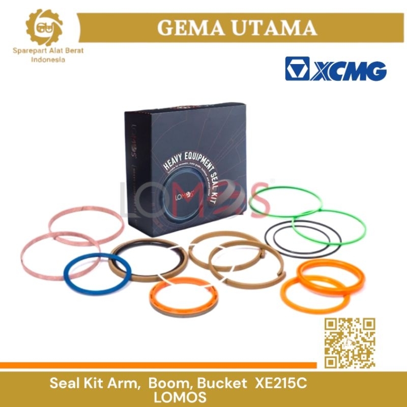 Seal Kit Arm, Boom, Bucket XE215C LOMOS / sealkit Hydraulic xcmg