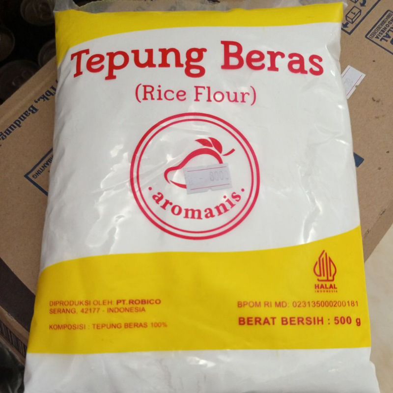 

Tepung beras cap aromanis (cap mangga) 500g