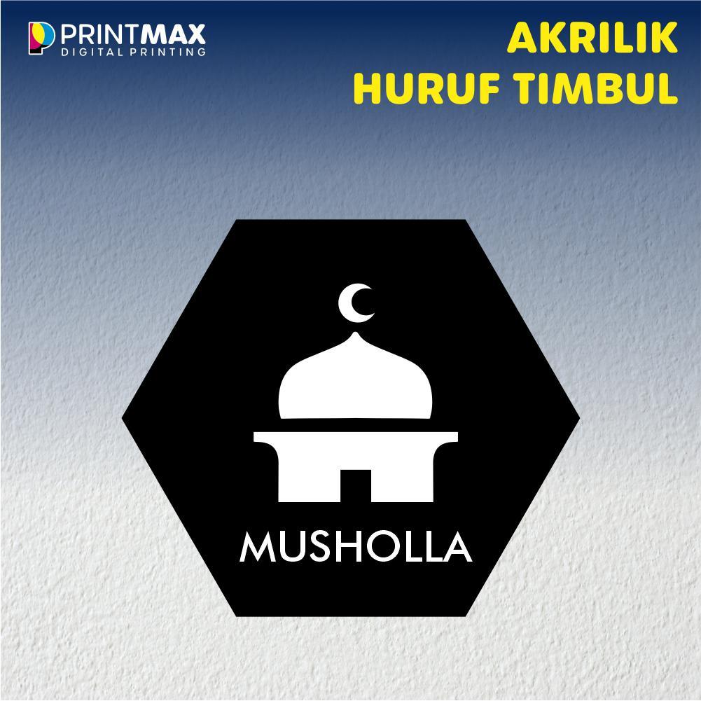 Sign Board Akrilik "Musholla"
