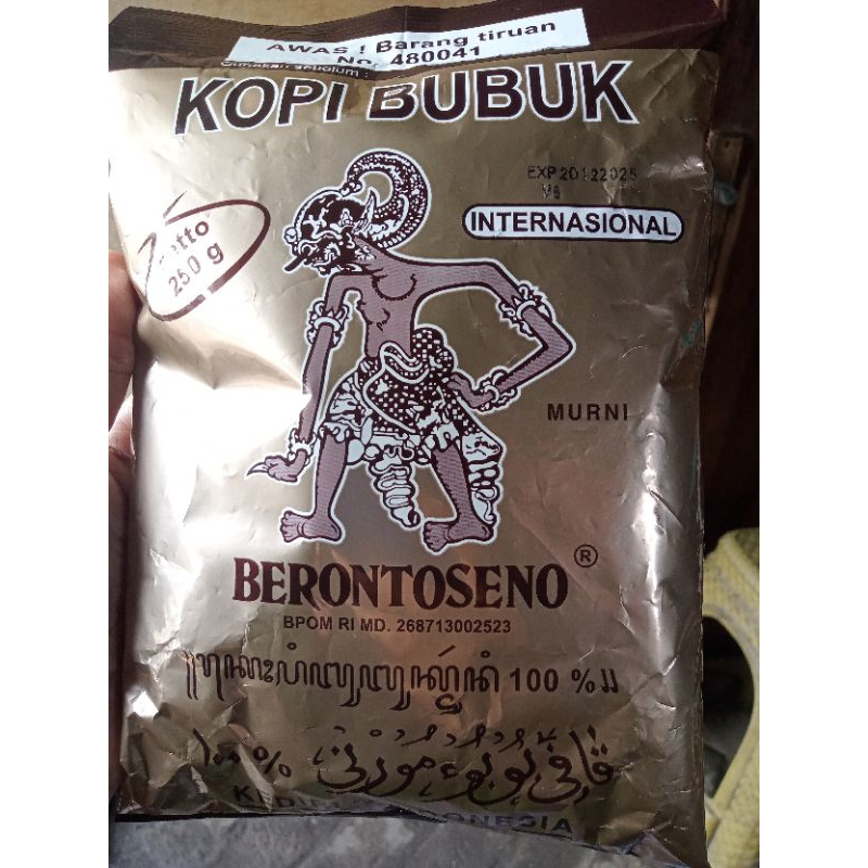 

Kopi Berontoseno 250 gram