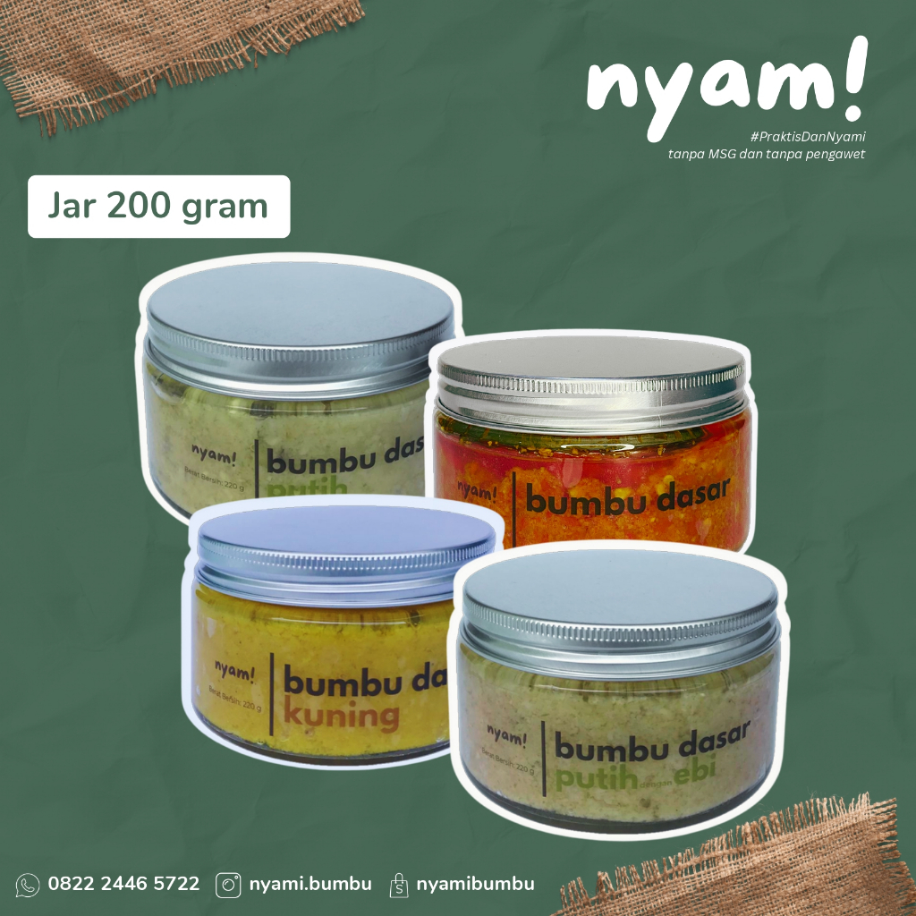 

Bumbu Dasar - Kemasan Jar 200gram