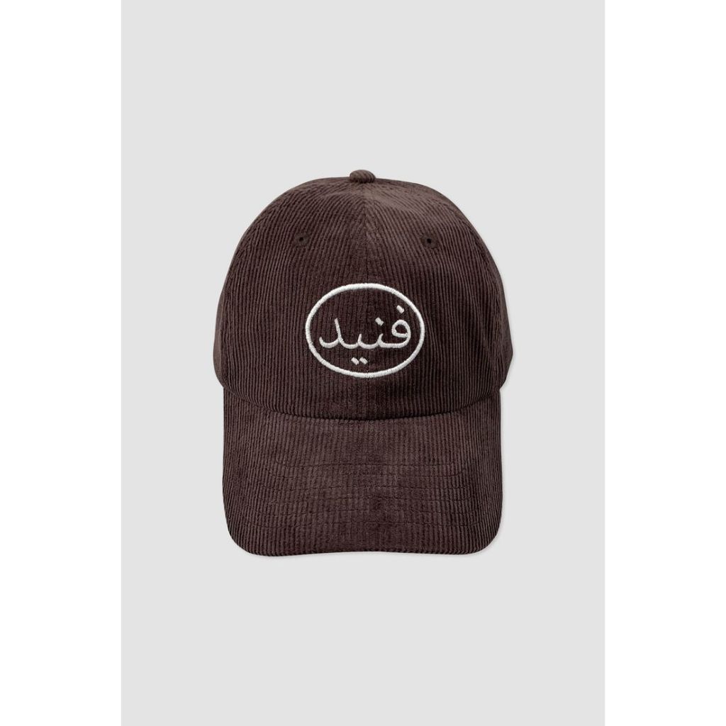 Topi Corduroy Caps Bebas Bordir