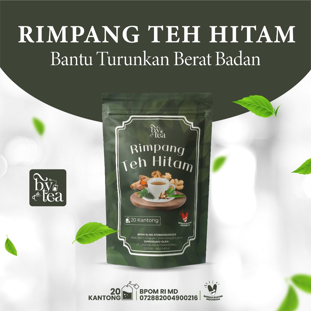 

Bye Tea Rimpang Teh Hitam Pelangsing Alami - Teh Detox - Teh Rimpang Hitam - Teh Langsing - Teh Pelangsing Bantu Turunkan Berat Badan