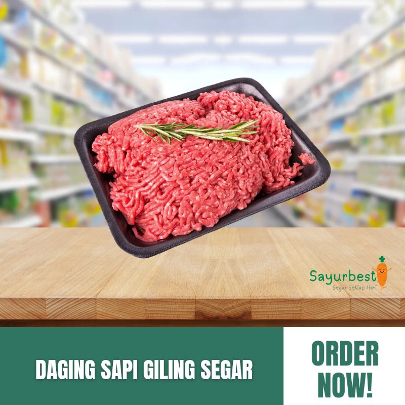 

(PO KIRIM BESOK) Daging Giling Sapi Fresh 250 Gram