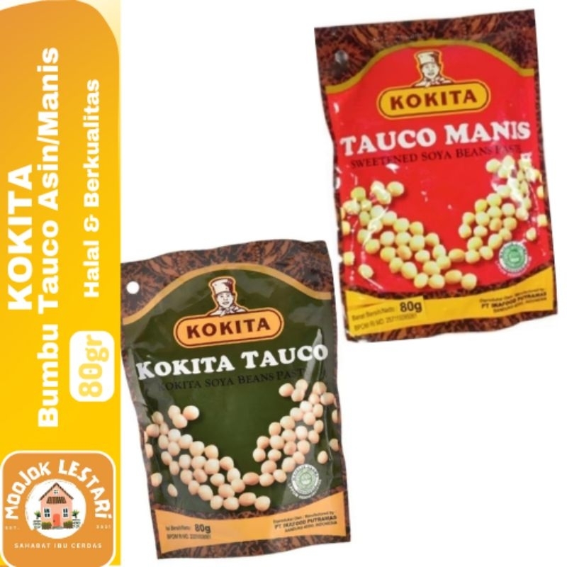 

KOKITA Bumbu Tauco Asin/Manis 80gr Kemasan Pouch Halal Enak Hemat Lezat