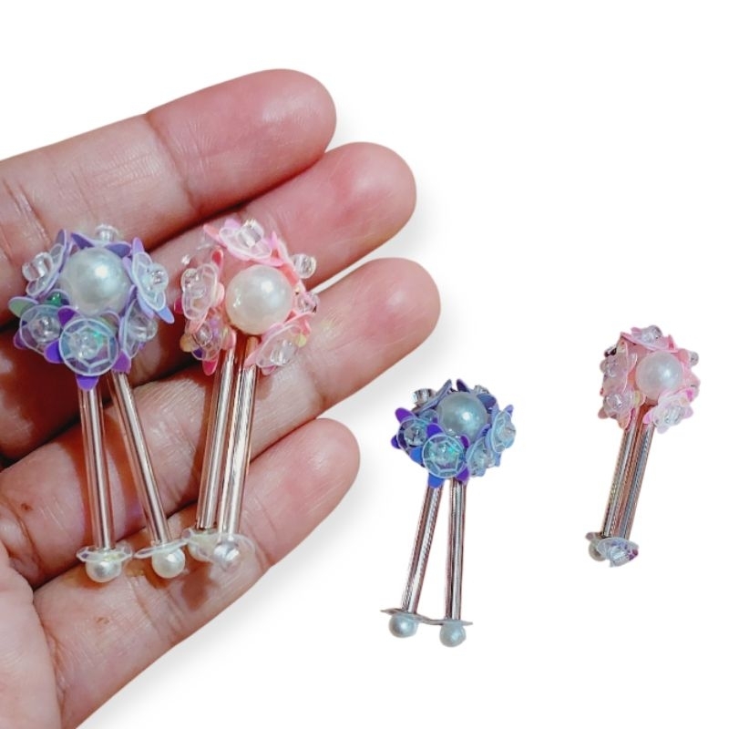 aplikasi bunga payet 3d baju