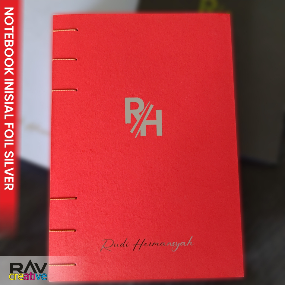

NOTEBOOK NOTEPAD NOTES BUKU JOURNAL BUKU DIARY AESTHETIC WARNA MERAH HARDCOVER UKURAN A5 FOIL