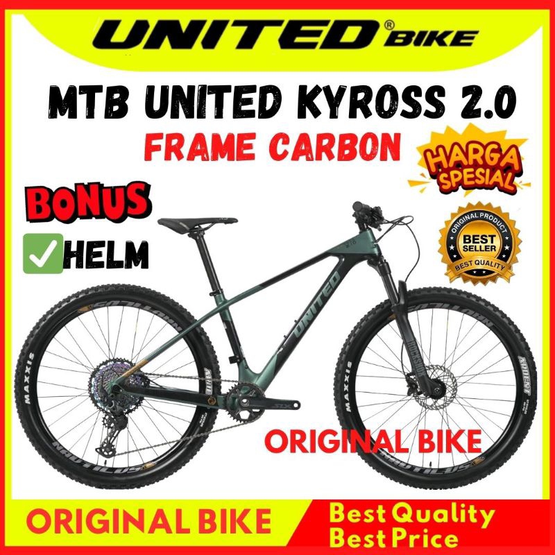 SEPEDA MTB 27.5 UNITED KYROSS 2.00 NEW 12 SPEED