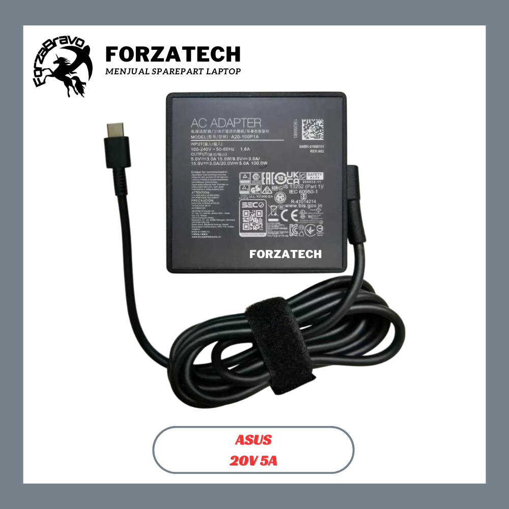 Charger Adaptor Acer Swift X 14 SFX14-71G SFX14-41G SFX14-72G 20V 5A 100W original