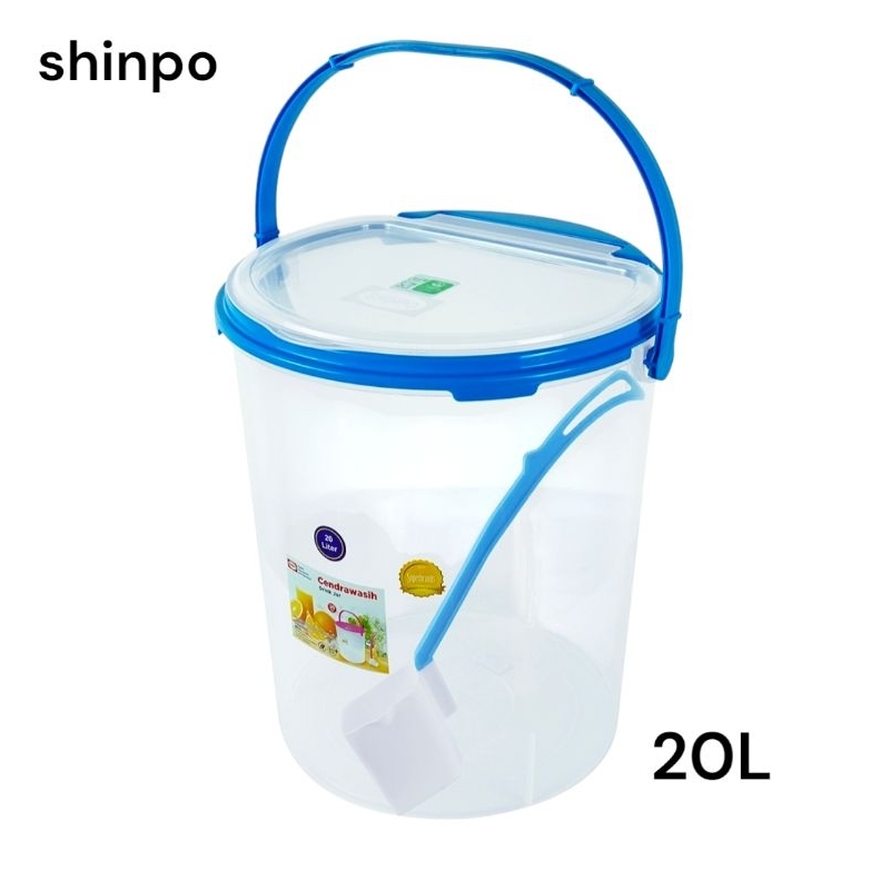 Toples es Shinpo cendrawasih/toples es + gayung shinpo 20L/shinpo SIP 621G