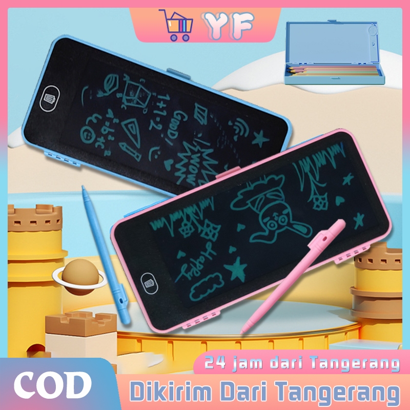 

Kotak Pensil 2 In 1 Papan Coret Anak Drawing Box Kotak Pensil Dan Papan