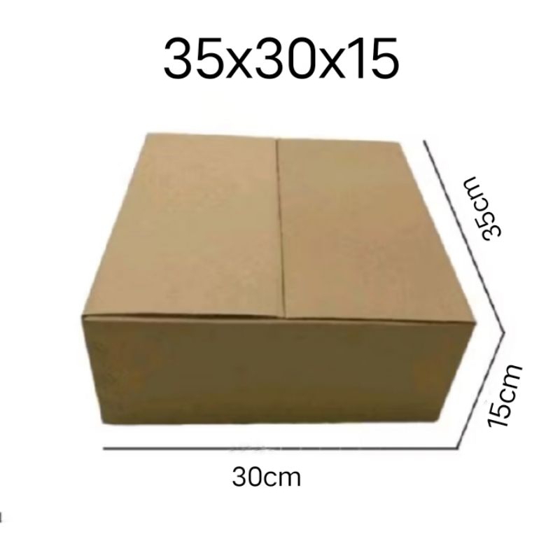 

kardus box Ukuran 35x30x15 cm single wall polos
