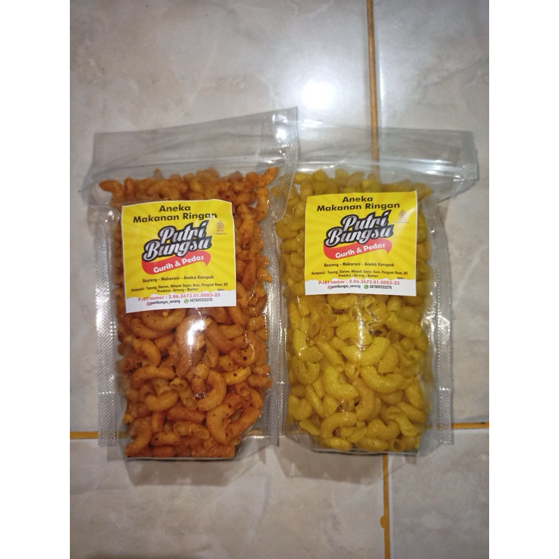 

MAKARONI PEDAS/ORIGINAL PUTRI BUNGSU 200 GRAM