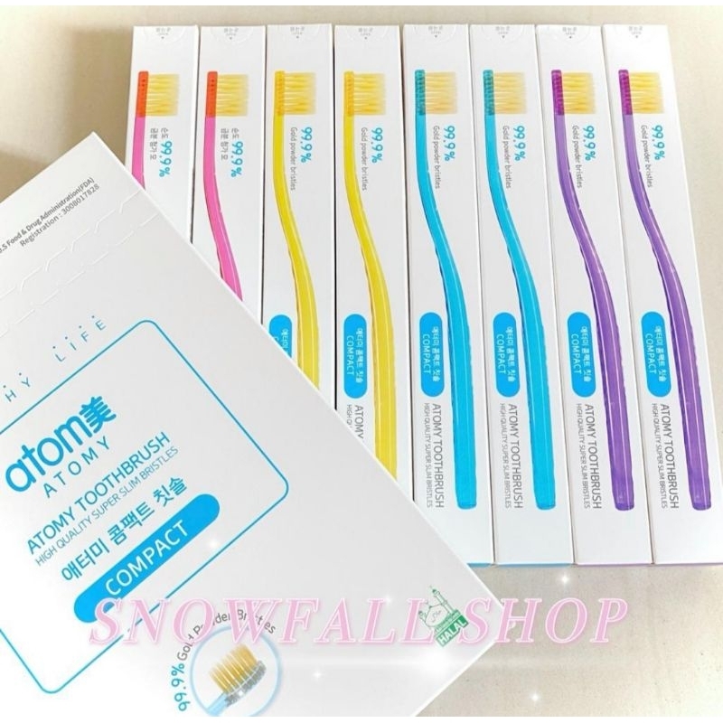 Atomy Toothbrush Kids/ Atomy Sikat Gigi Anak / Sikat Gigi Korea (1box:8pcs) / Ready bisa gosend