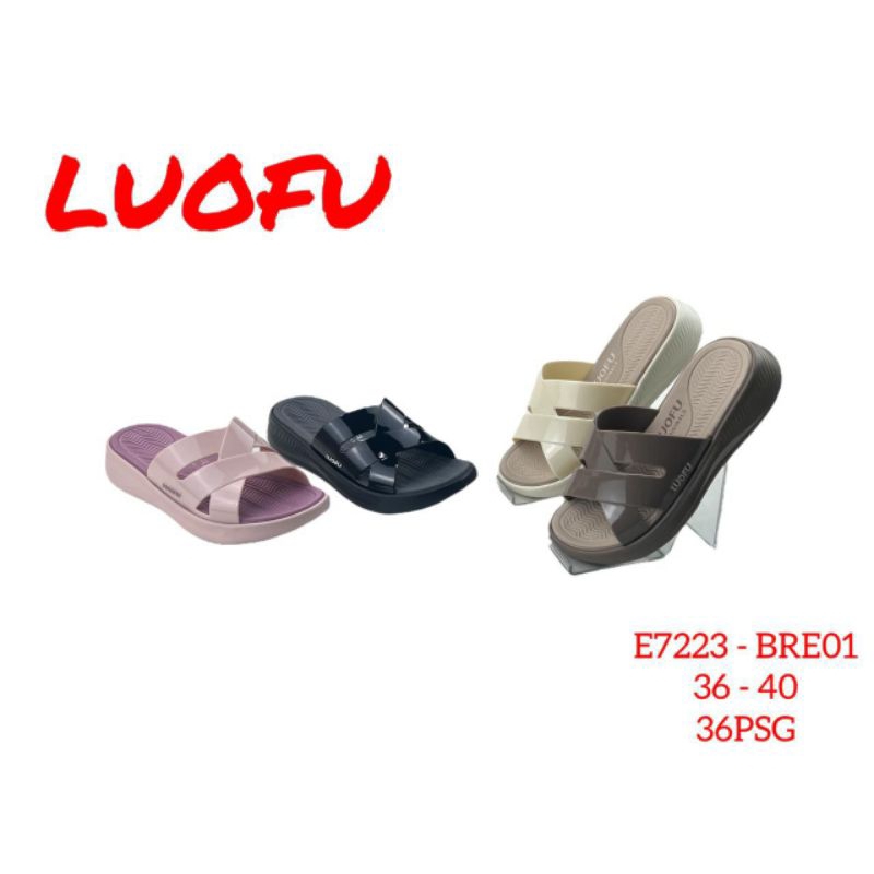LUOFU E7223 Sandal Selop Silang Wanita