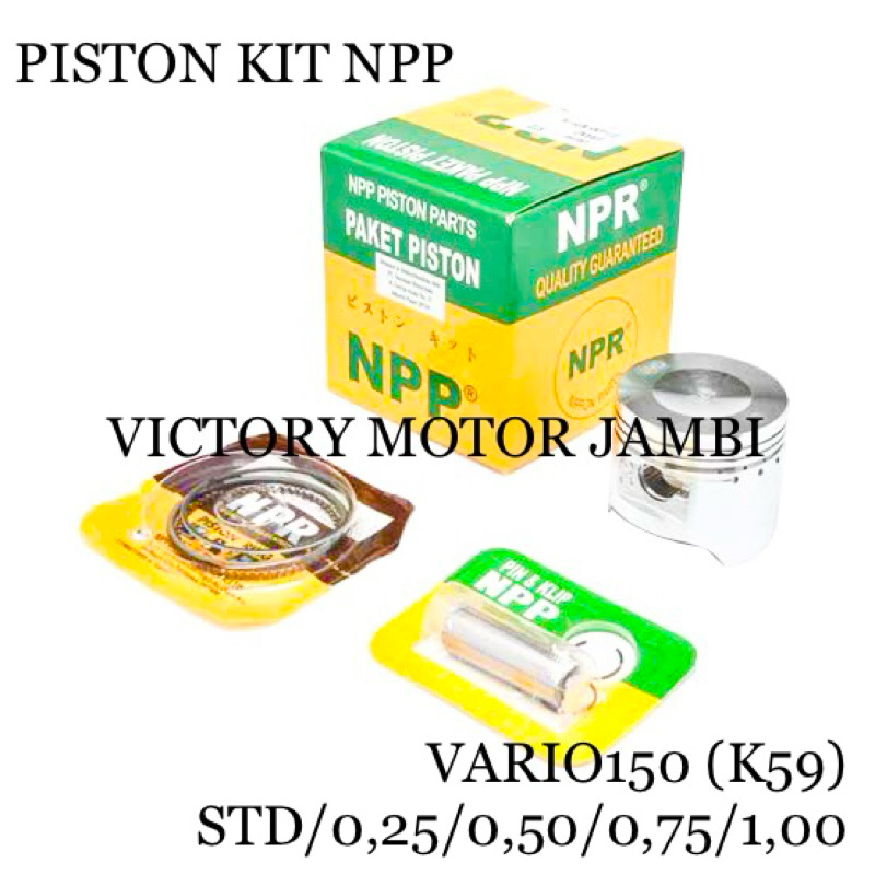 PISTON KIT VARIO150 K59 STD-1,00 NPP